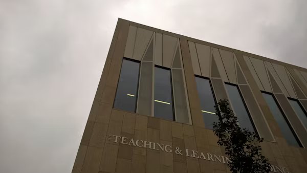 Modern university building